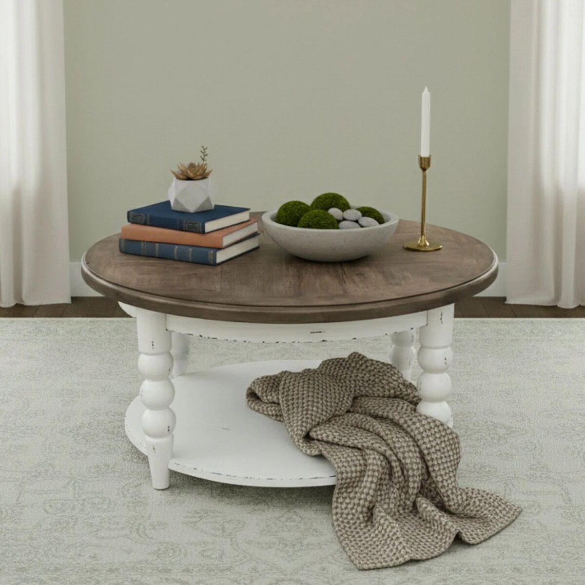 ba0a62866859ce744e0ce89dba3ce70f Round Cocktail Table - Image 1