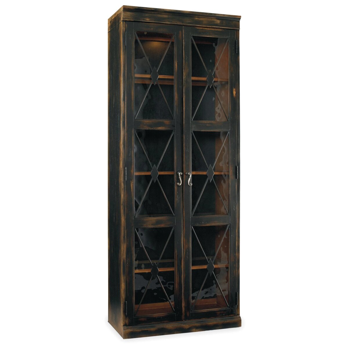bfbda4632dd12581d178f1637be37cab Sanctuary Two-Door Thin Display Cabinet - Ebony - Image 1