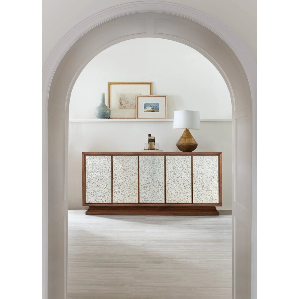 c367baf1302408be5f22e6294d2d8ffb Melange Lloyds Leopard Entertainment Credenza - Image 1