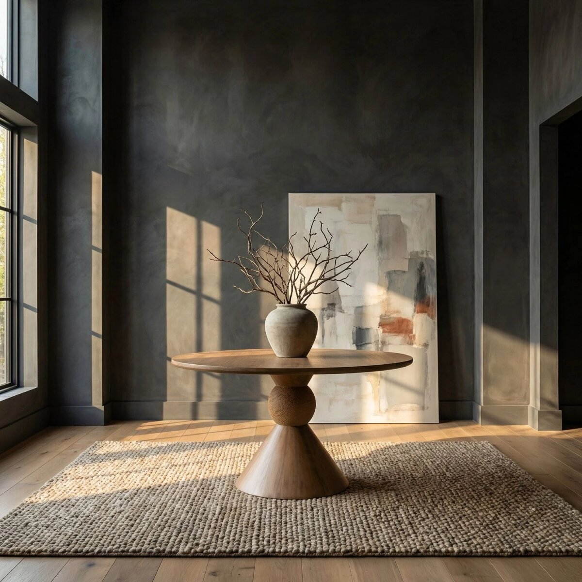 cbdeb2af143fff14fd64f2a7f4710e8f Round Ped Table Set - Image 1