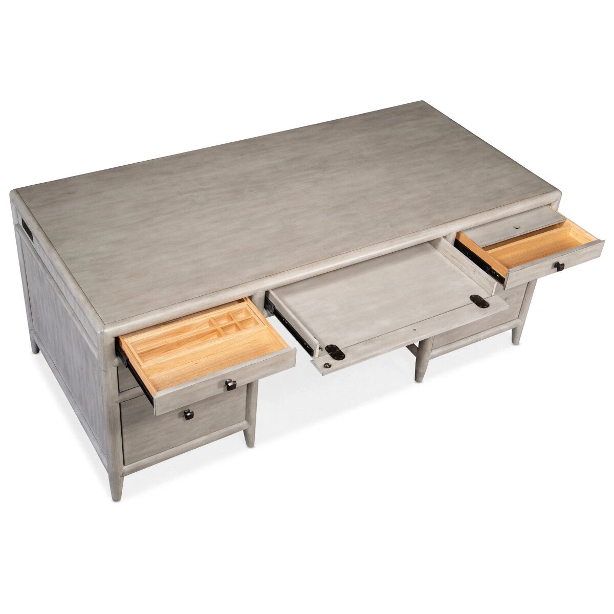 d52e31a53e3f40077b8c7da4cad98019 Burnham Executive Desk - Image 1