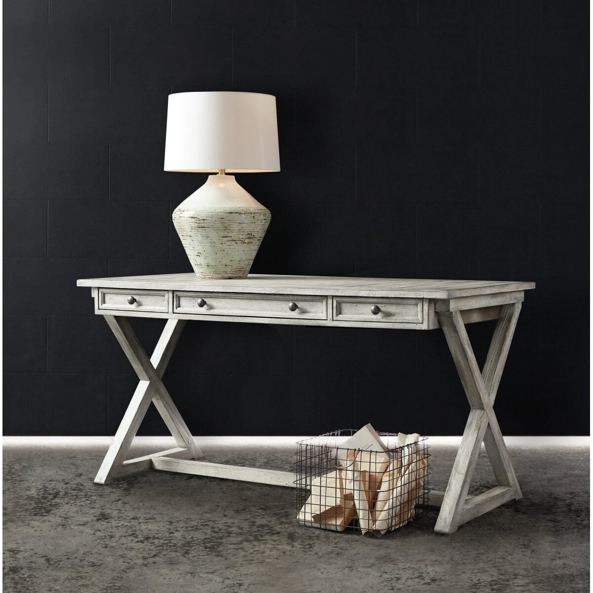 d9b50341b4ca6398a4998fcd66c6c501 Melange Dixon Writing Desk - Image 1