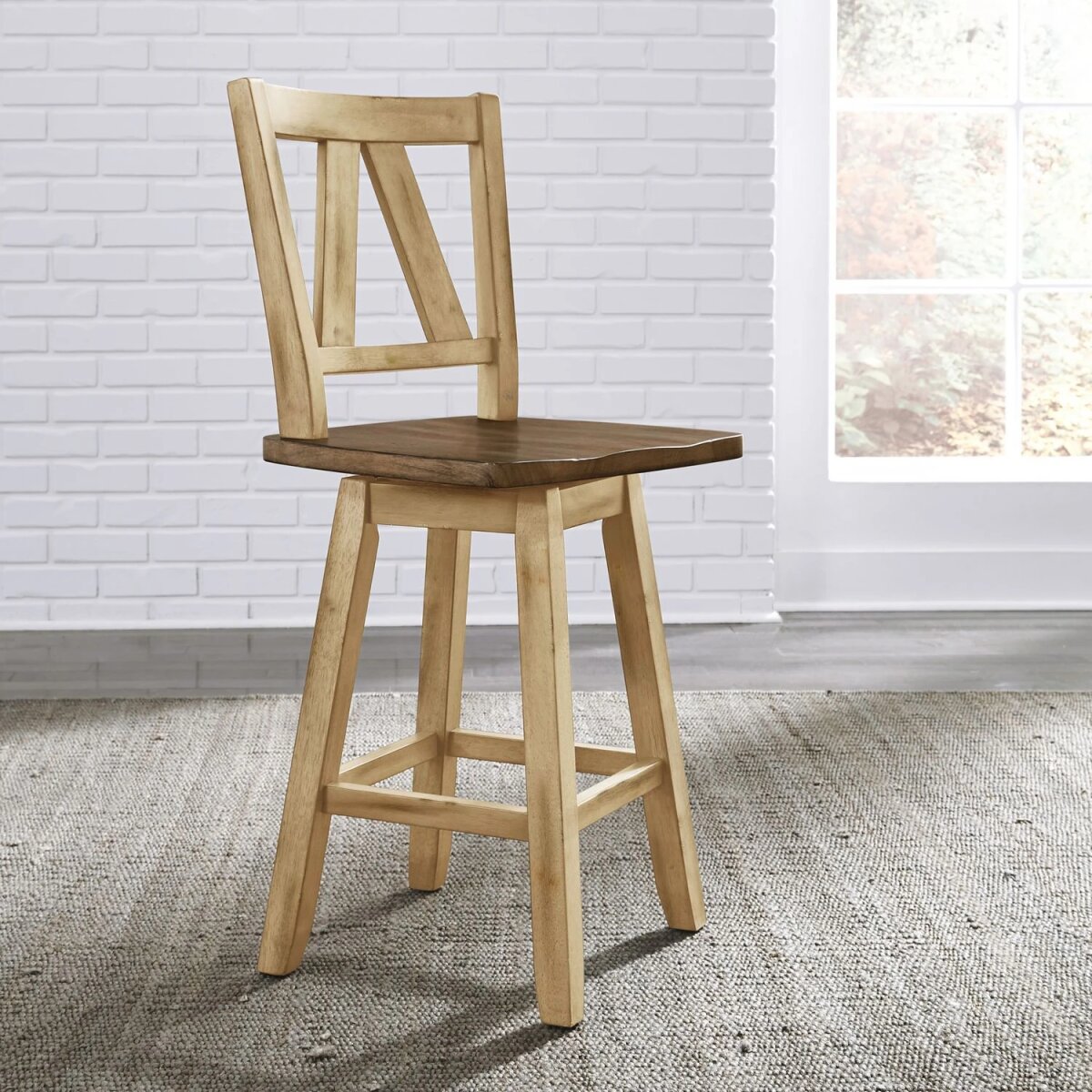 dcd891de24448765b371cb7d5bc0211a Counter Height Swivel Chair (RTA) - Image 1