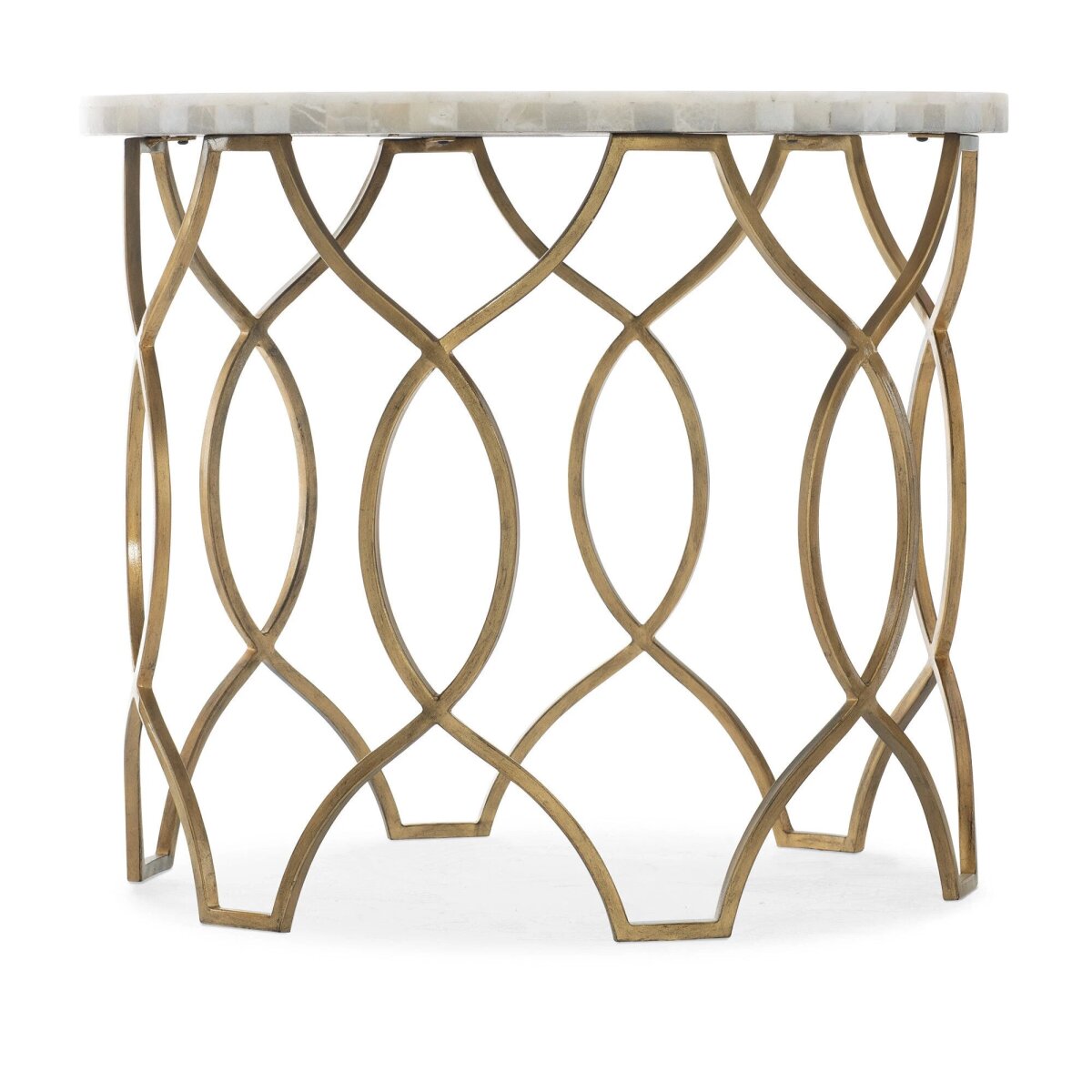 df3839f4c4415d849b2ad7e345634400 Melange Corrina Round Lamp Table - Image 1