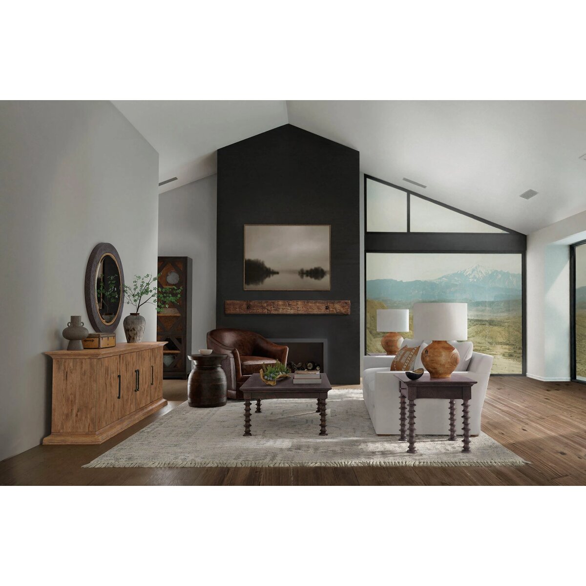 e0e7eb29bcdc8a15ac4c7b083d1fa5c6 Big Sky Turned Leg Cocktail Table - Image 1