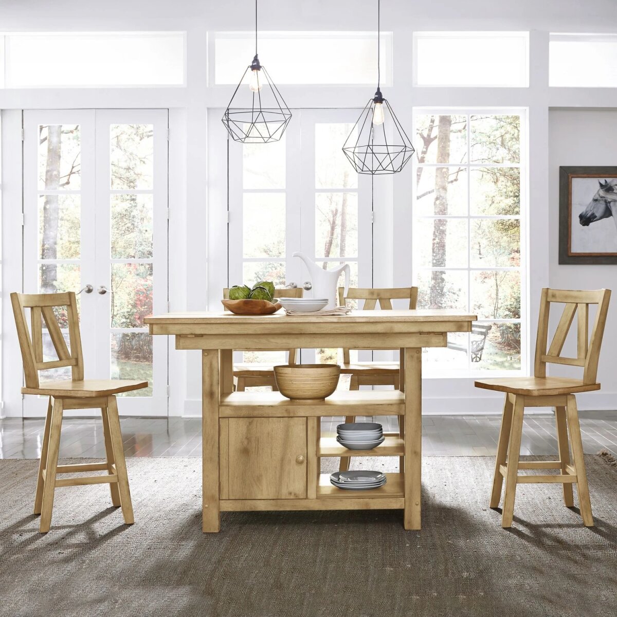 e47592fdbbf9da20641ea3d7c48b2af1 5 Piece Gathering Table Set - Image 1