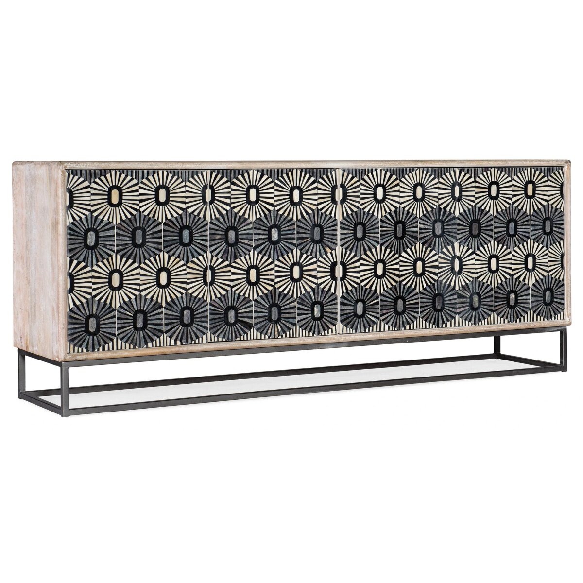 f0c1cba905aca26b7fae5382bec602f7 Melange Whitmore Four Door Credenza - Image 1