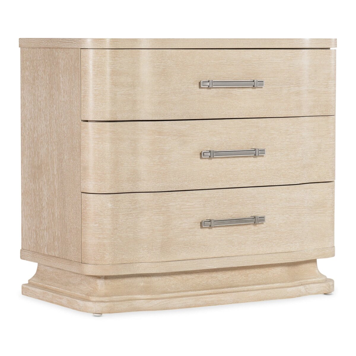 f0ecd6cfbbb34d75b90533526fcf3df3 Nouveau Chic Three Drawer Nightstand - Image 1
