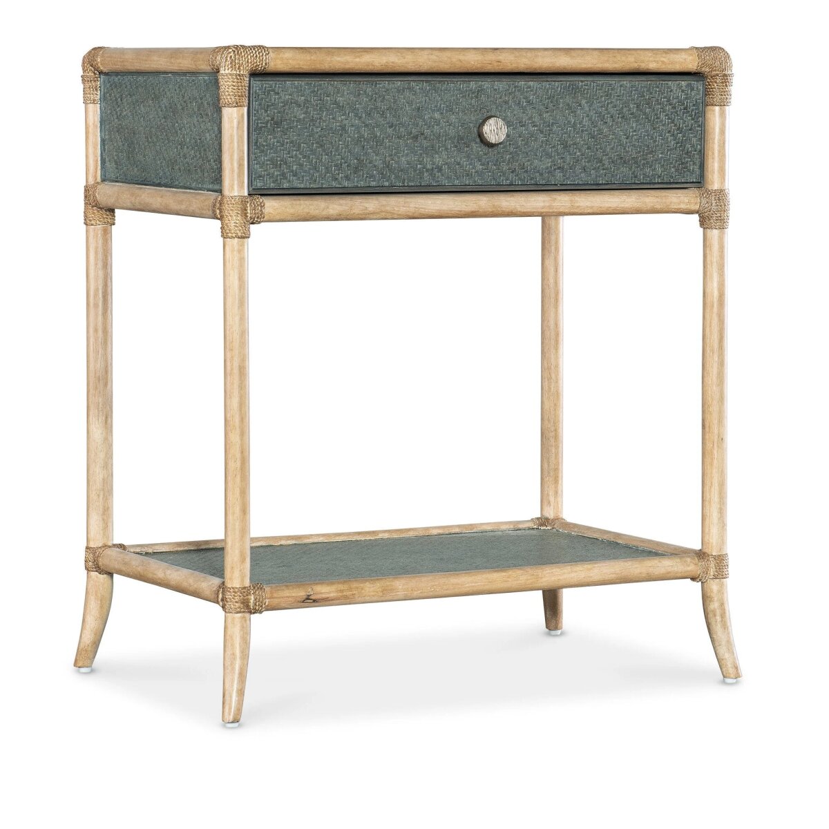 f23a32fad410eaf661f88973c52e56a8 Retreat Pole Rattan Bedside Table - Image 1
