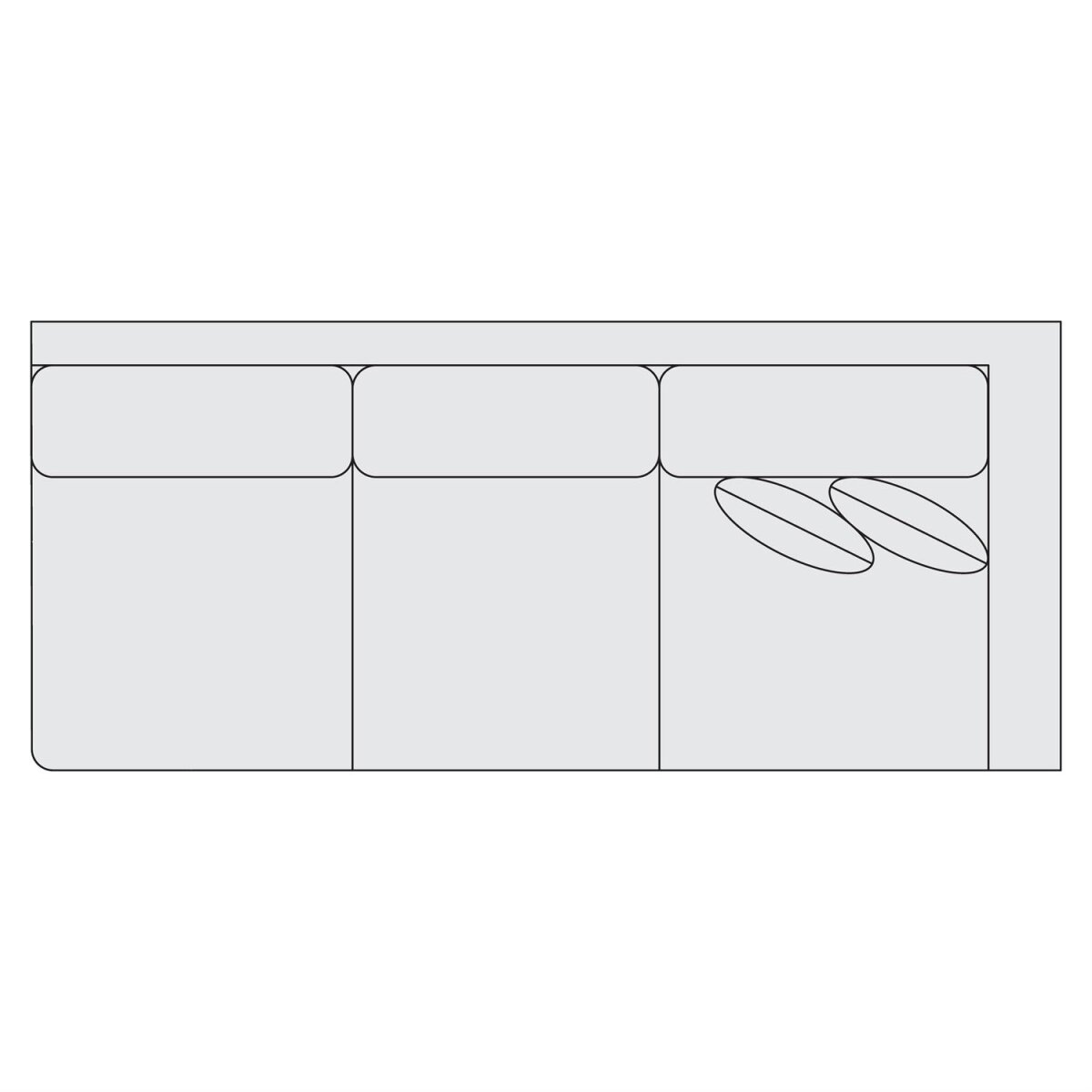 f2571fcb2e74d50d9eadc478517a83dd Fabric Right Arm Sofa - Image 1