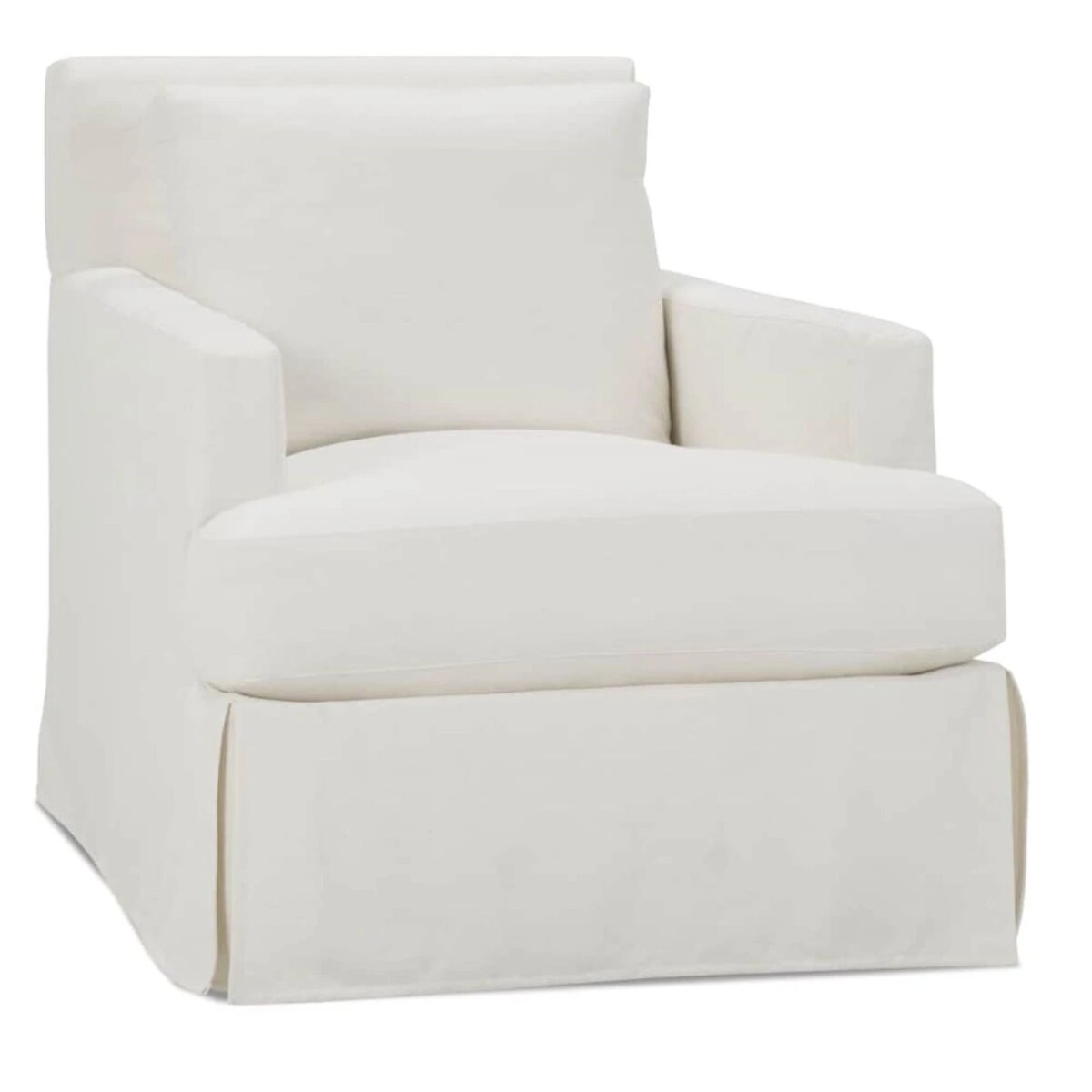 f967d642848506c54bec53ca9ecd8a79 Laney Slipcovered Swivel Chair W/ Glider Option - Image 1