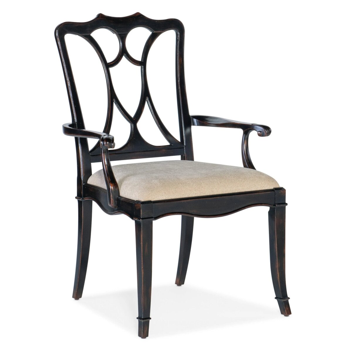 ff0fe885906019e669ac3b04388696a7 Charleston Upholstered Seat Arm Chair - Image 1