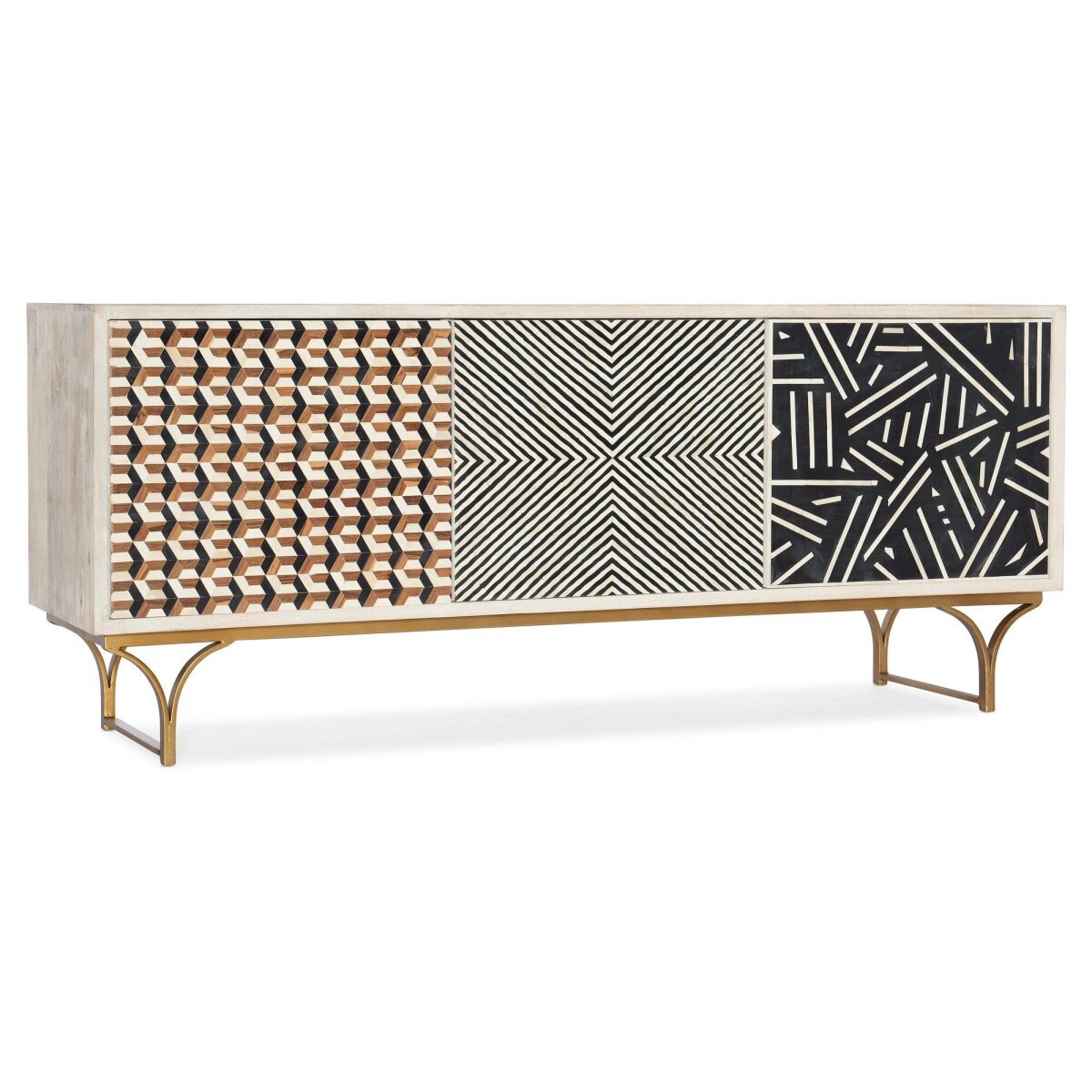 ffad77e04de369e8c293eff773e0ec16 Commerce & Market Jaiden Three Door Credenza - Image 1