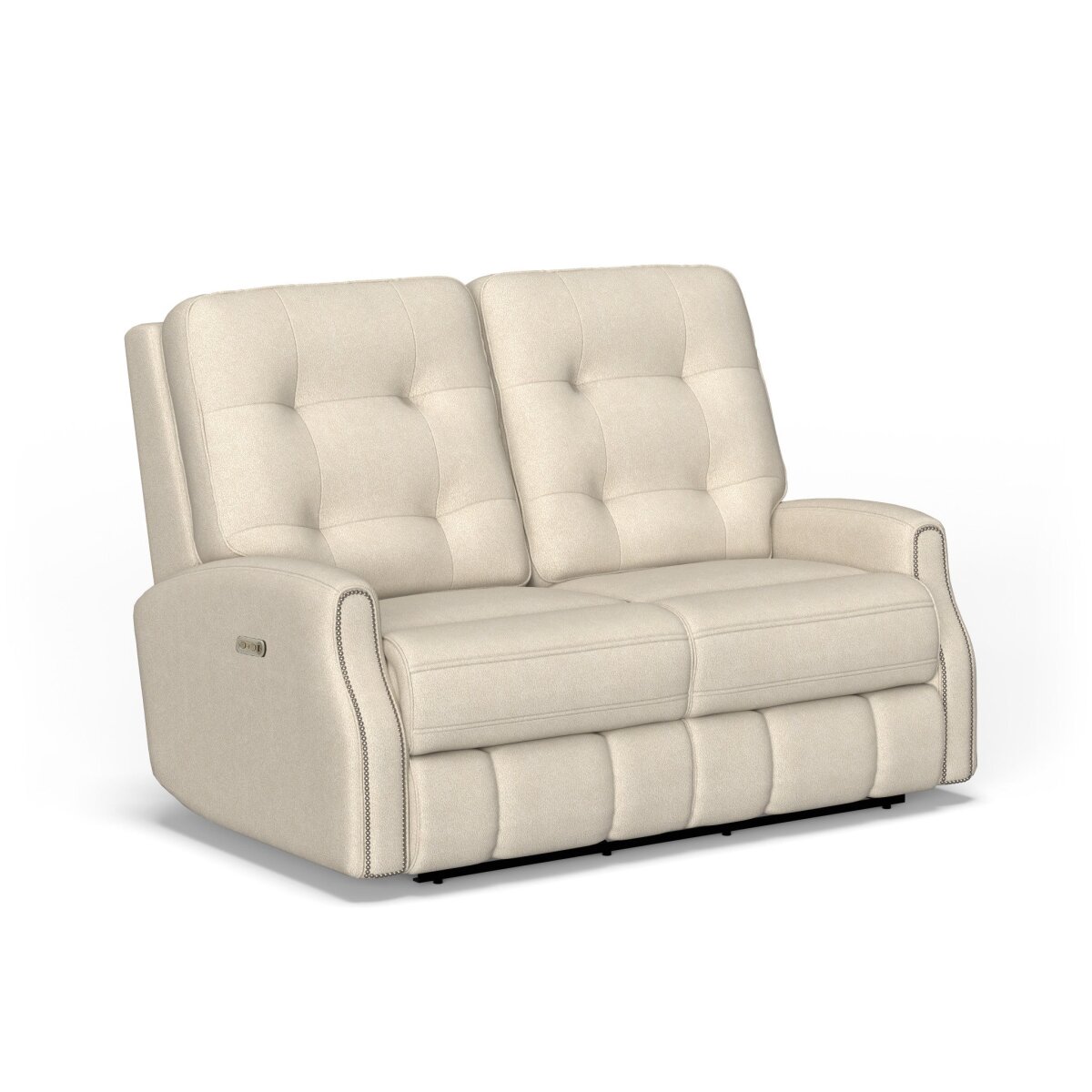 8bb101861382ef4dca9a85835c9696d7 Devon Fabric Power Reclining Loveseat with Power Headrests - Image 1