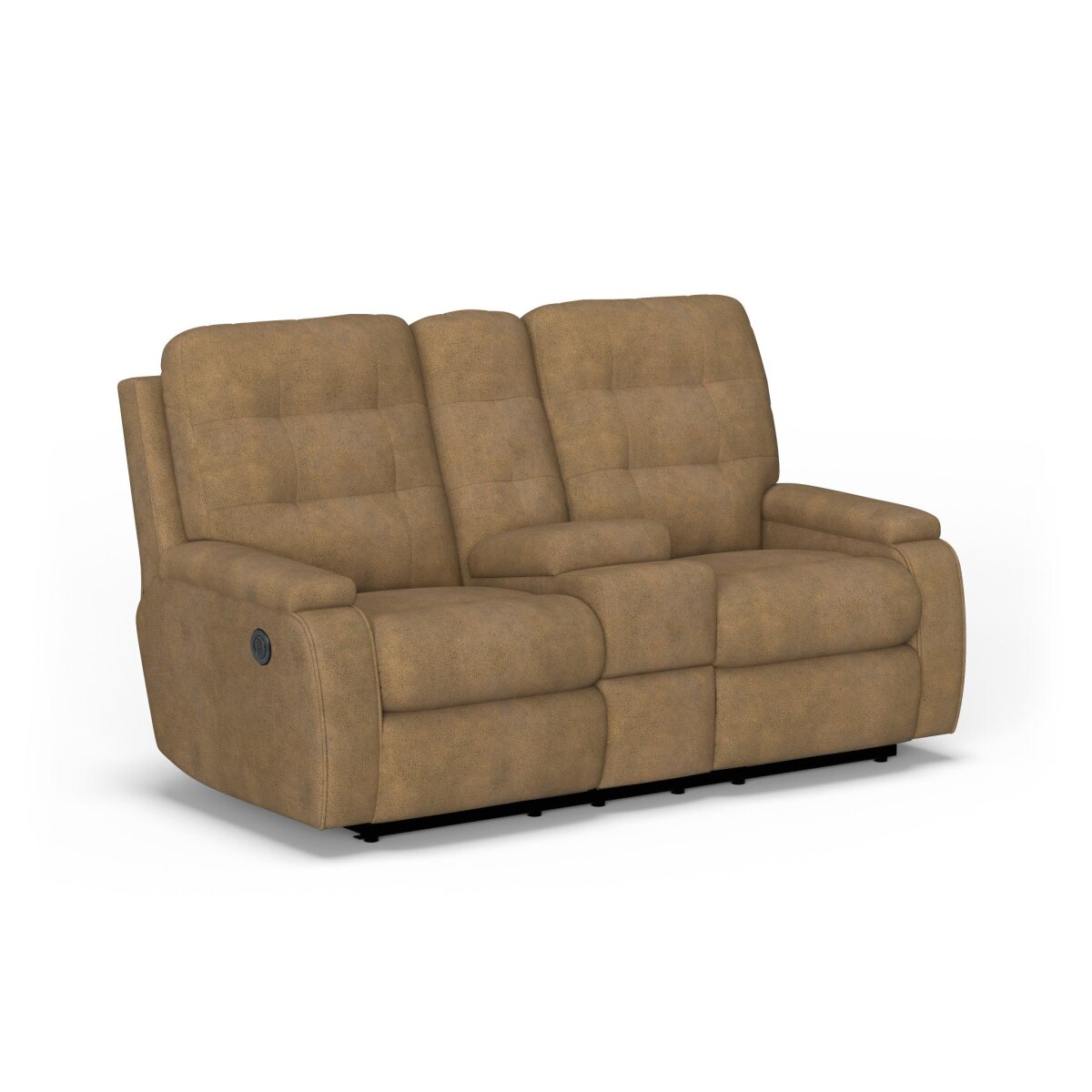 a2ad2010c8d8d81f4e6a3bbac8a8e570 Kerrie Fabric Power Reclining Loveseat with Console - Image 1