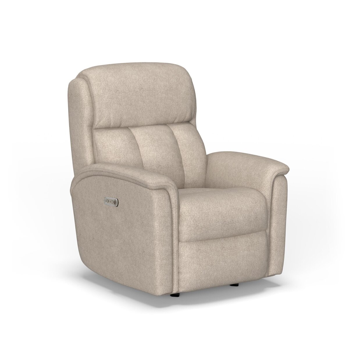 bec2e0fc49de332d52ce2bfe99428158 Luna Fabric Power Recliner with Power Headrest - Image 1