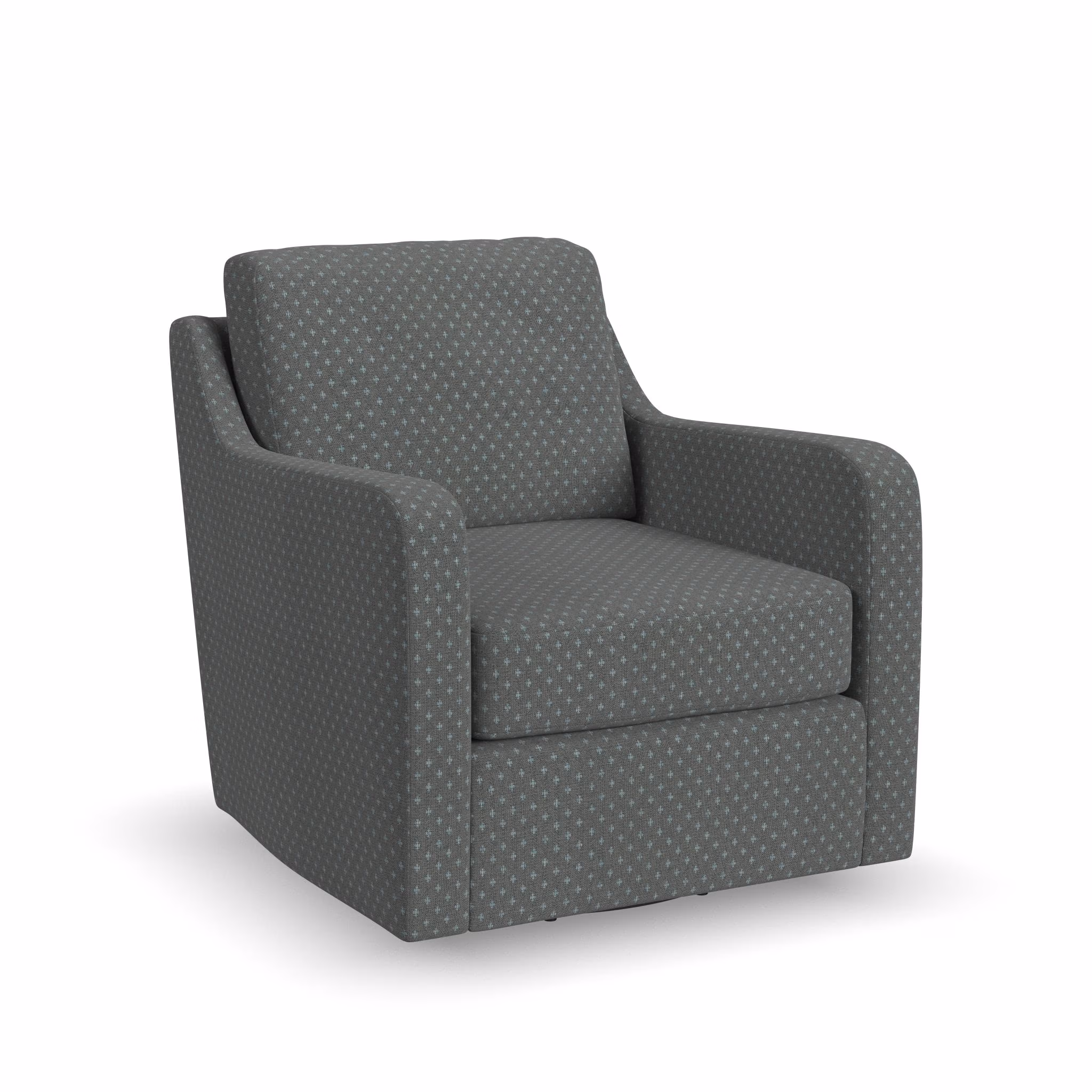 bed19c0793968a5311d123a4e7a65e8b Saber Fabric Swivel Chair - Image 1