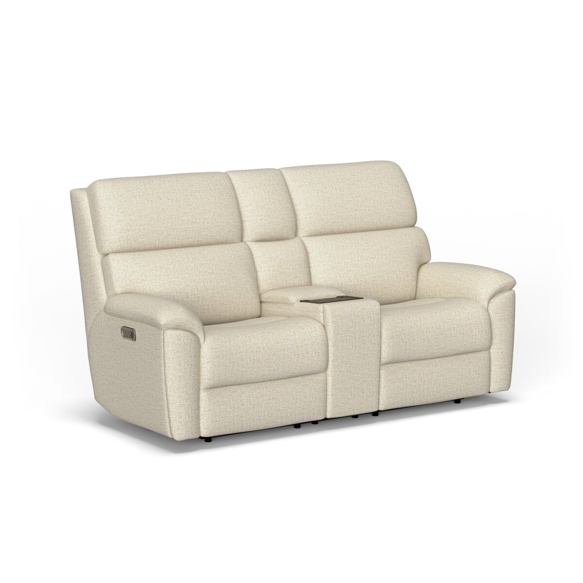 dcf8475d985fd462e236fd54ec06c1a6 Porter Fabric Power Reclining Loveseat with Console, Power Headrests & Lumbar - Image 1