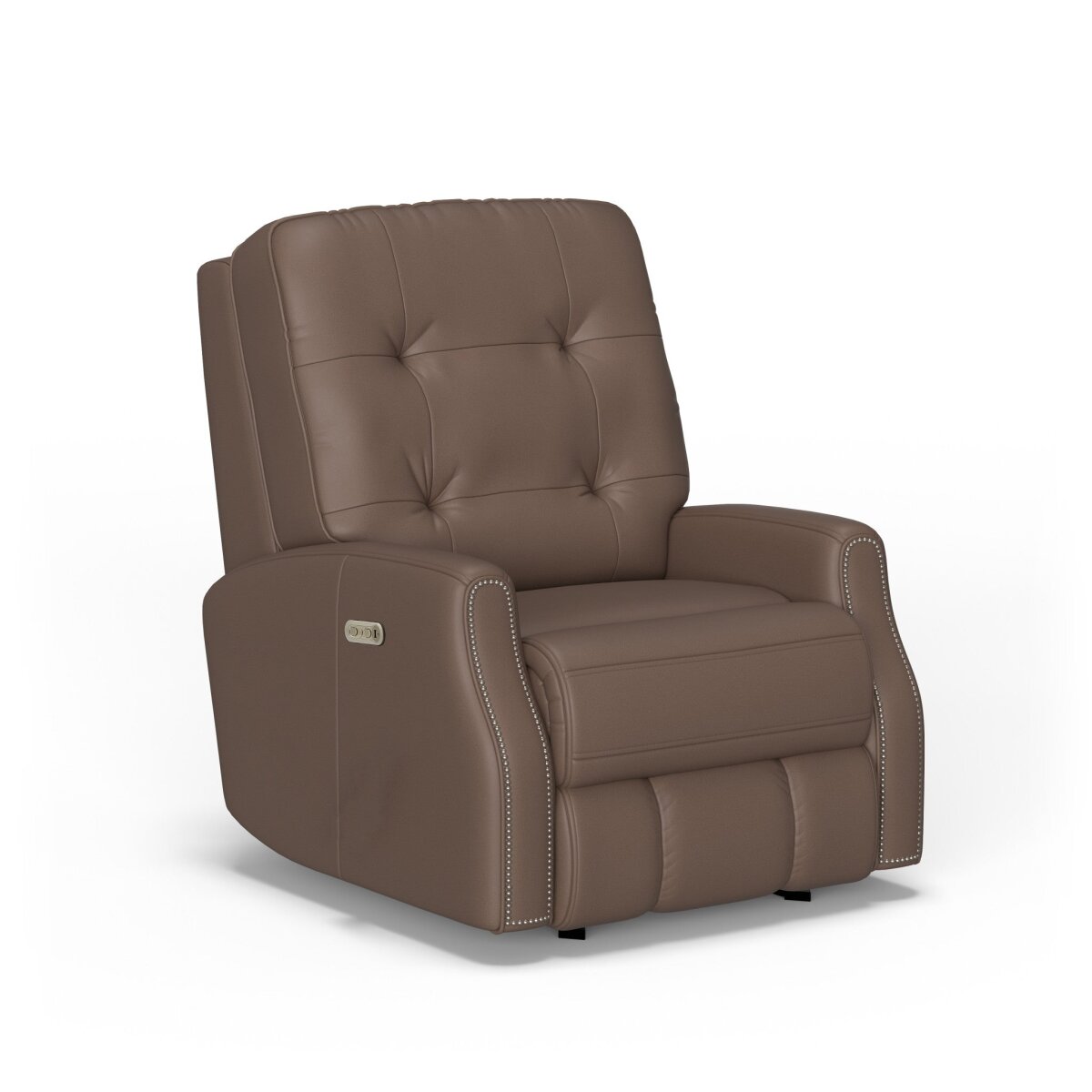 f4f484dd55be4a95d3dae700fe39aca8 Devon Leather Power Rocking Recliner with Power Headrest - Image 1