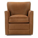 Times Square Leather Manual Swivel Recliner