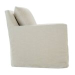 Lilah Slipcovered Swivel Chair W/ Glider Option - Image 4