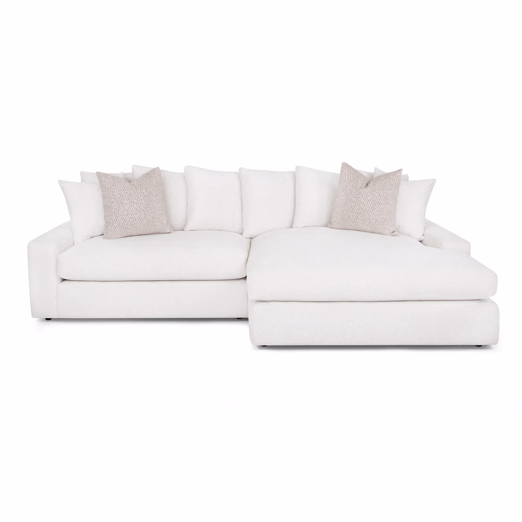 3e21ea5332e5b92400b158339df60394 928 London Square Ottoman W/ Caster Legs 92819-3068-09 - Image 1
