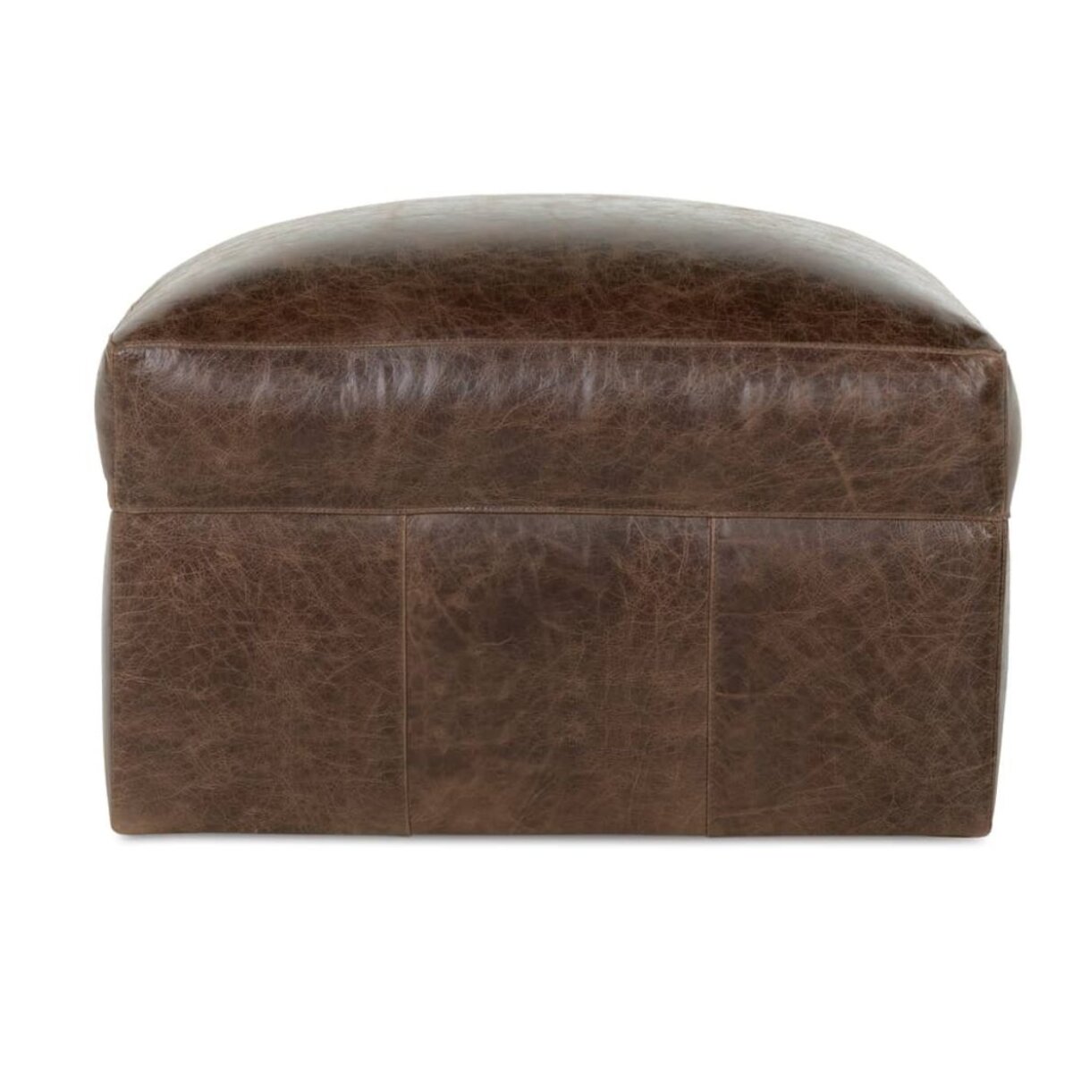 458dcdce80bbf0eedb772d19d6e35a27 Lilah Leather Built To Floor Ottoman - Image 1