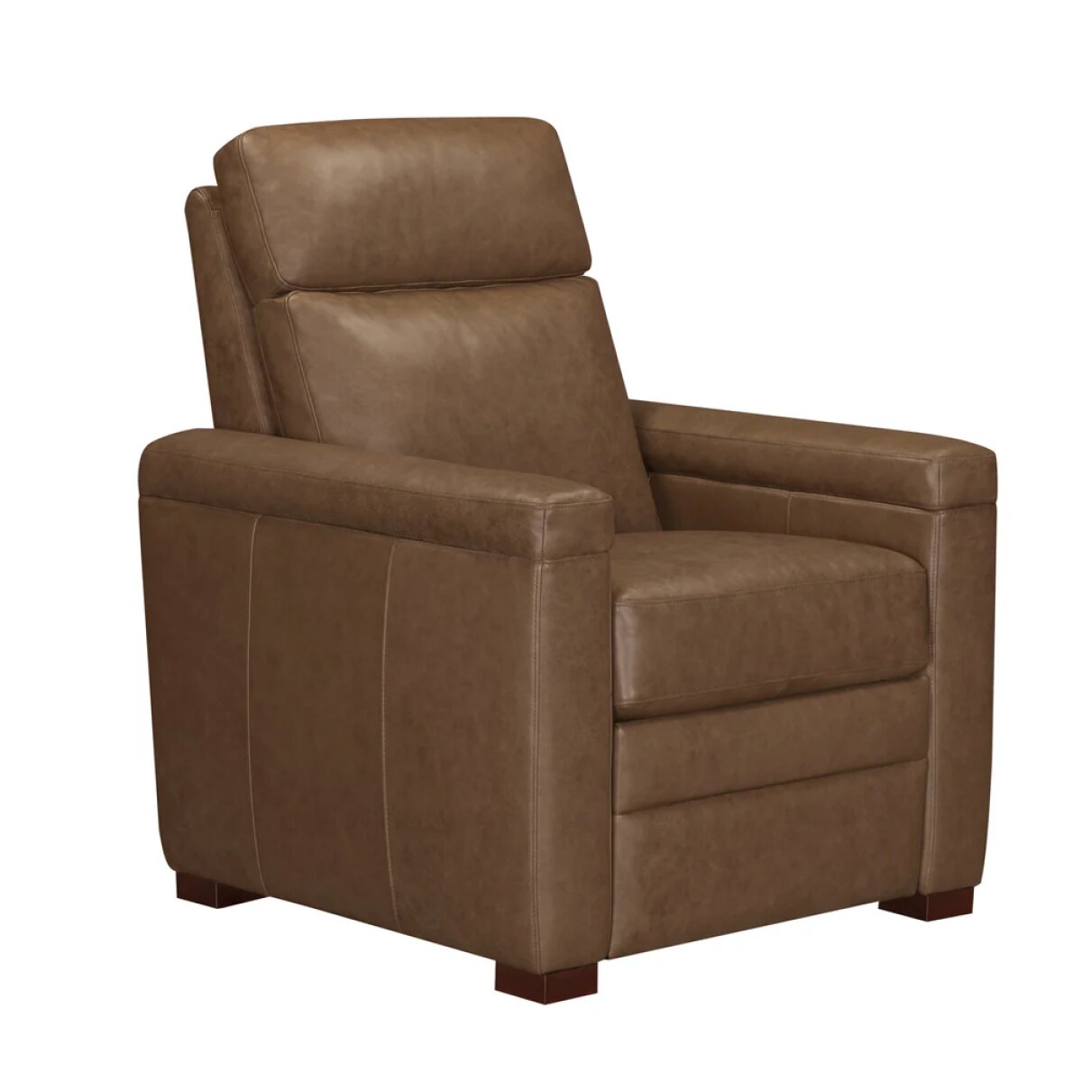 46fec98366c242f672ea8ec7ff3c1026 Garrison - Renaissance Tobacco Manual Pushback Recliner - Image 1