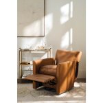 Times Square Leather Manual Swivel Recliner - Image 4