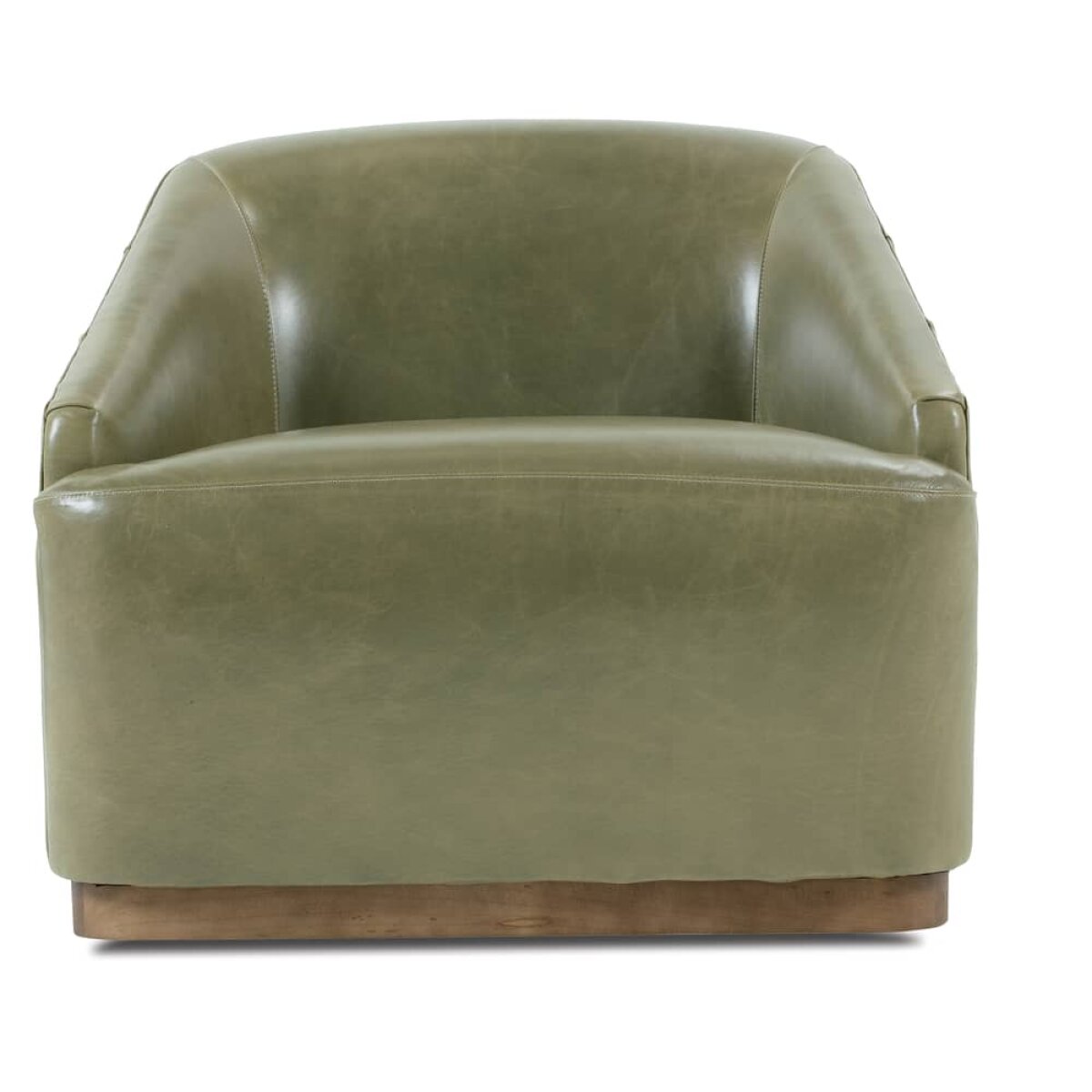 904fbda31dd930c3b534b5149dbbf87f Bernie Leather Swivel Chair - Image 1