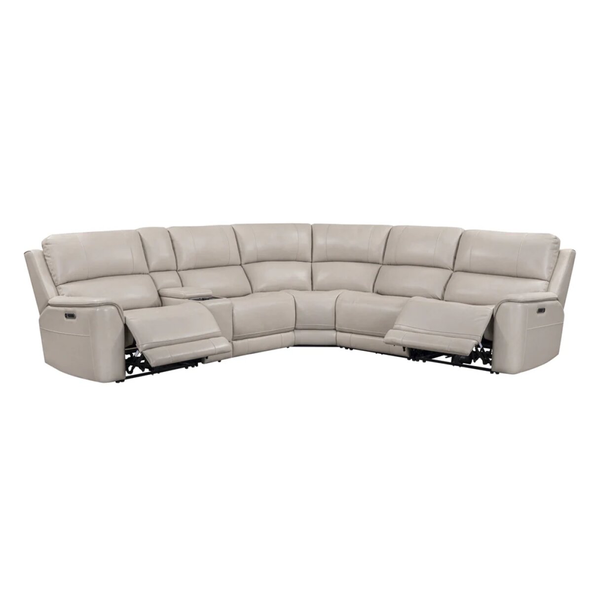 96a7890bc3d935f27587dc64e61f1b1a Easton - Steamboat Quartz 6pc Power Zero Gravity Modular Sectional With Power Headrest & Lumbar - Image 1