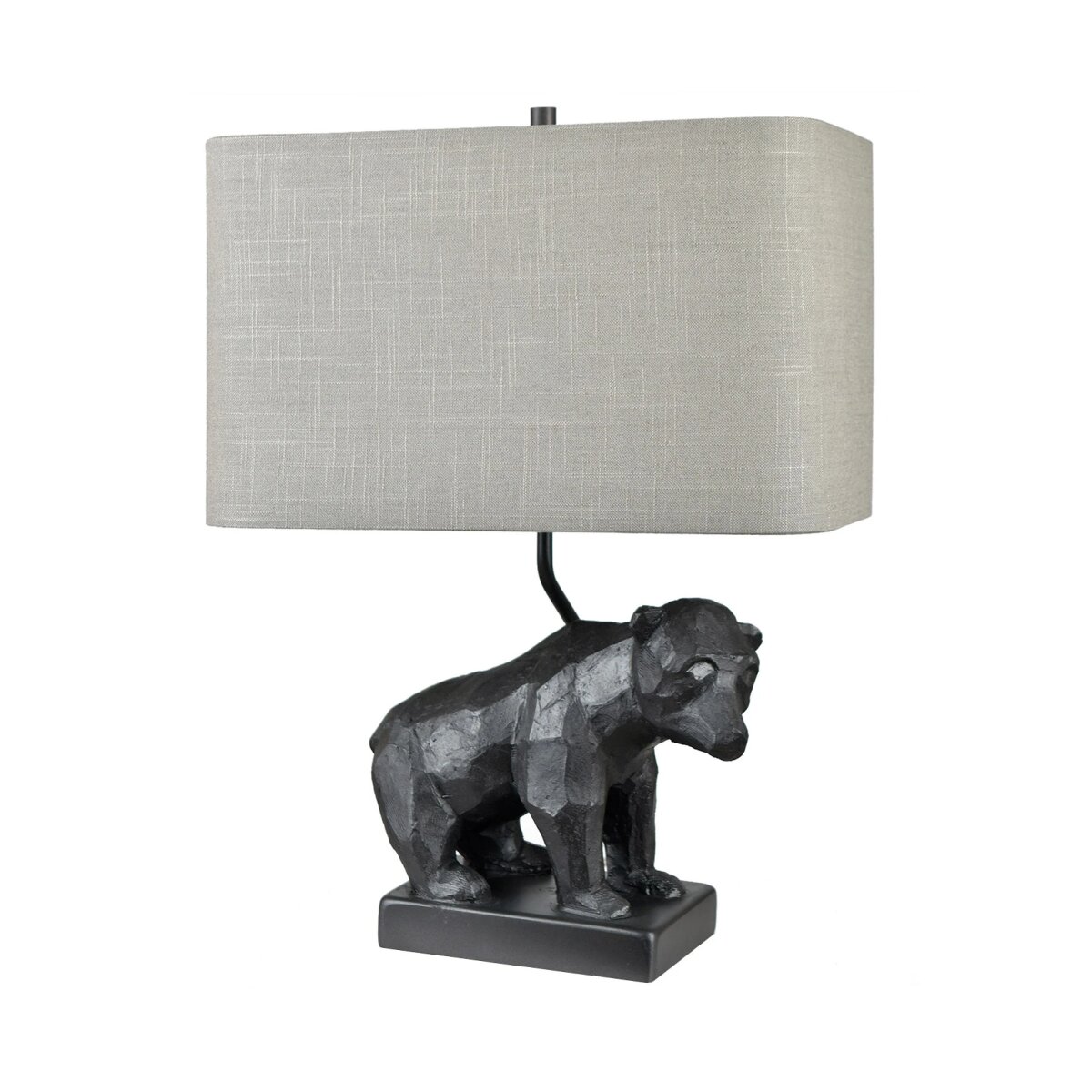 a2f15aa101d3f73f98d000aa058fdd90 Black Bear Table Lamp - Image 1