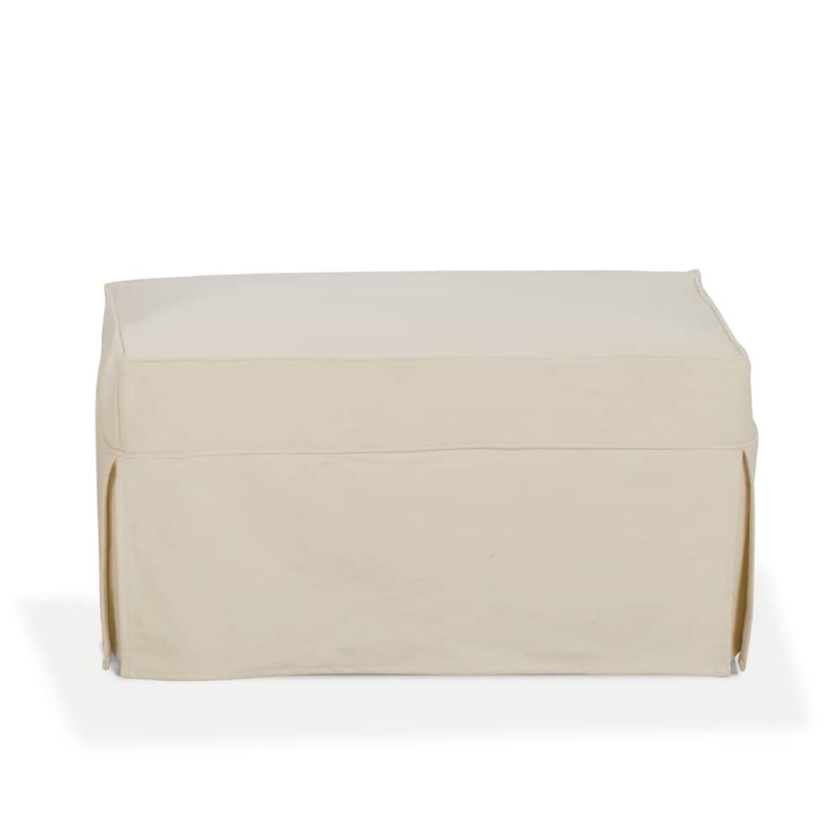 a3ba18ccbcc060009b8aa54a4bea5aef Nantucket Slipcovered Ottoman - Image 1