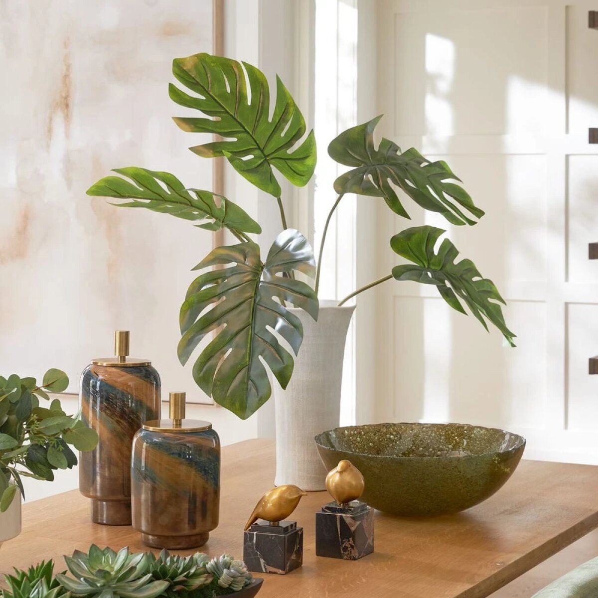 ac51d280d6b41b7d525324b640d2be1e Muse Monstera Centerpiece - Image 1