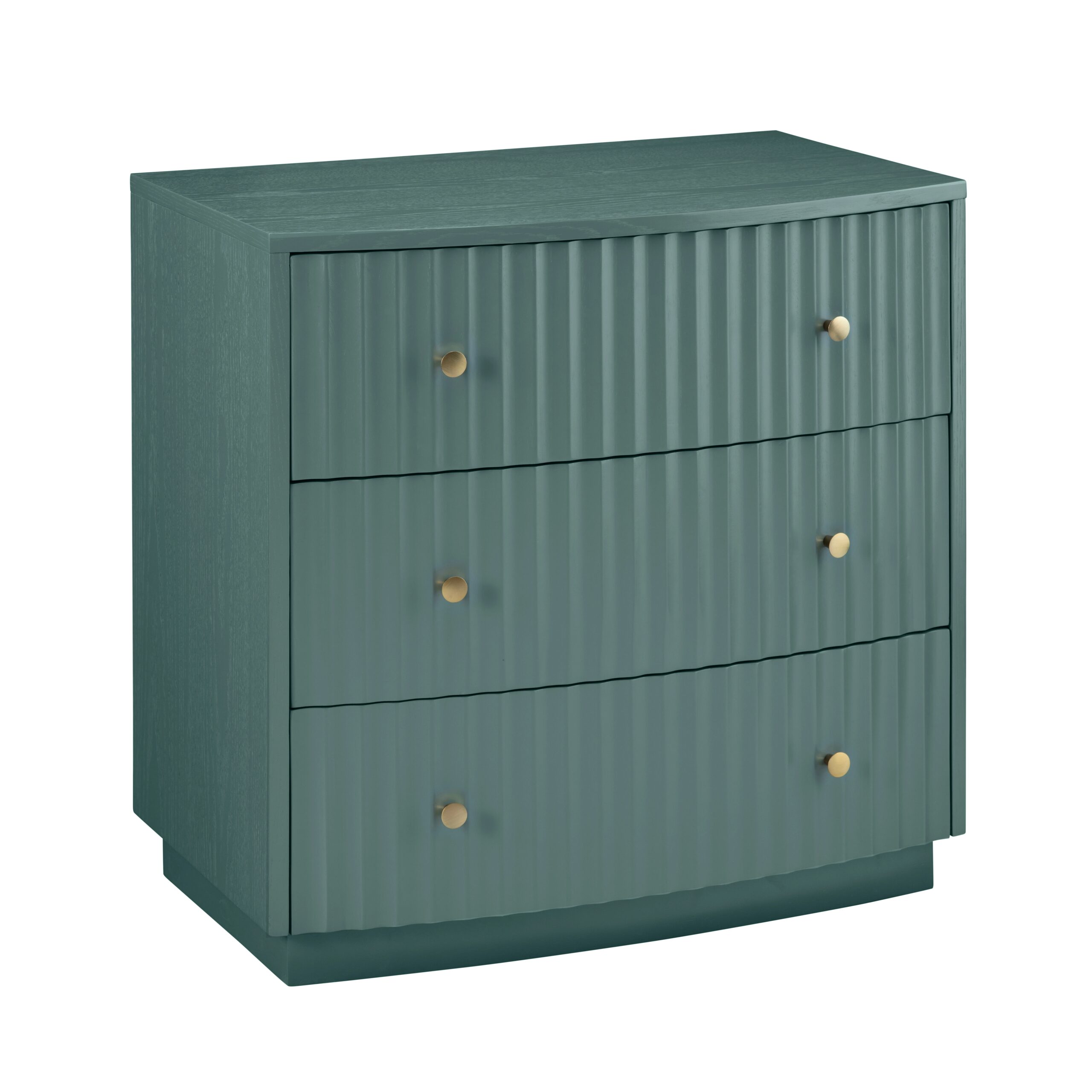 afeadaa62f9742ba3dc46136e8c21502 Percy Three-Drawer Chest (Teal) - Image 1