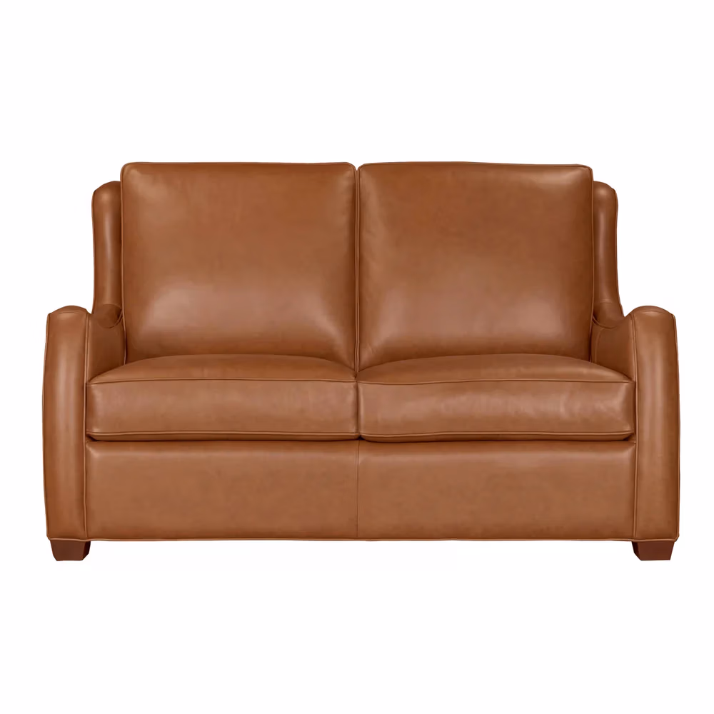 c692bde6206d2eb12f74a168abecfa52 Channing - Renaissance Cinnamon Stationary Loveseat - Image 1