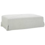 Miles Slipcovered Ottoman - Image 2