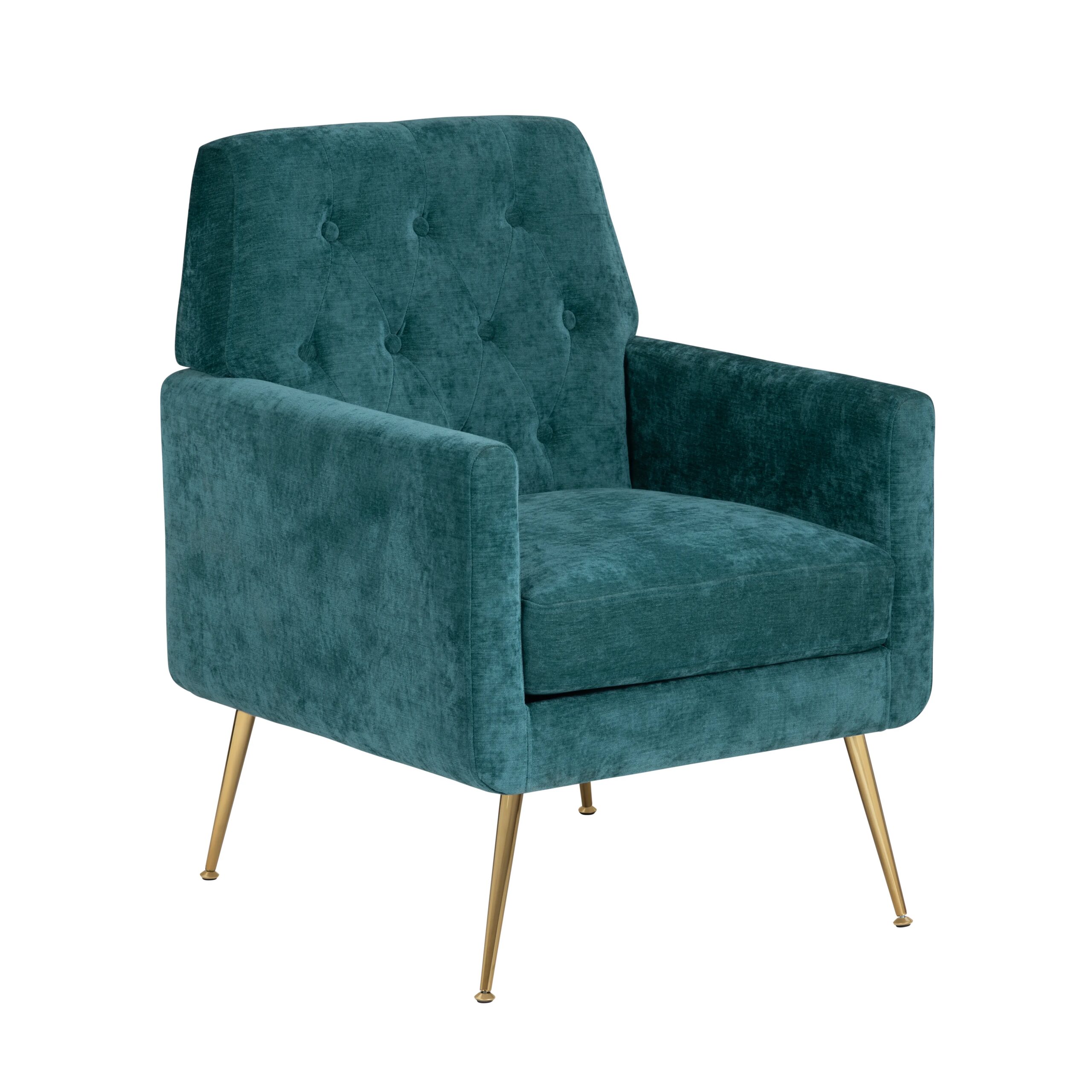 f5caea8a9673a8e8dfdca6dfb2165a58 Accent Chair - Peacock Blue - Image 1