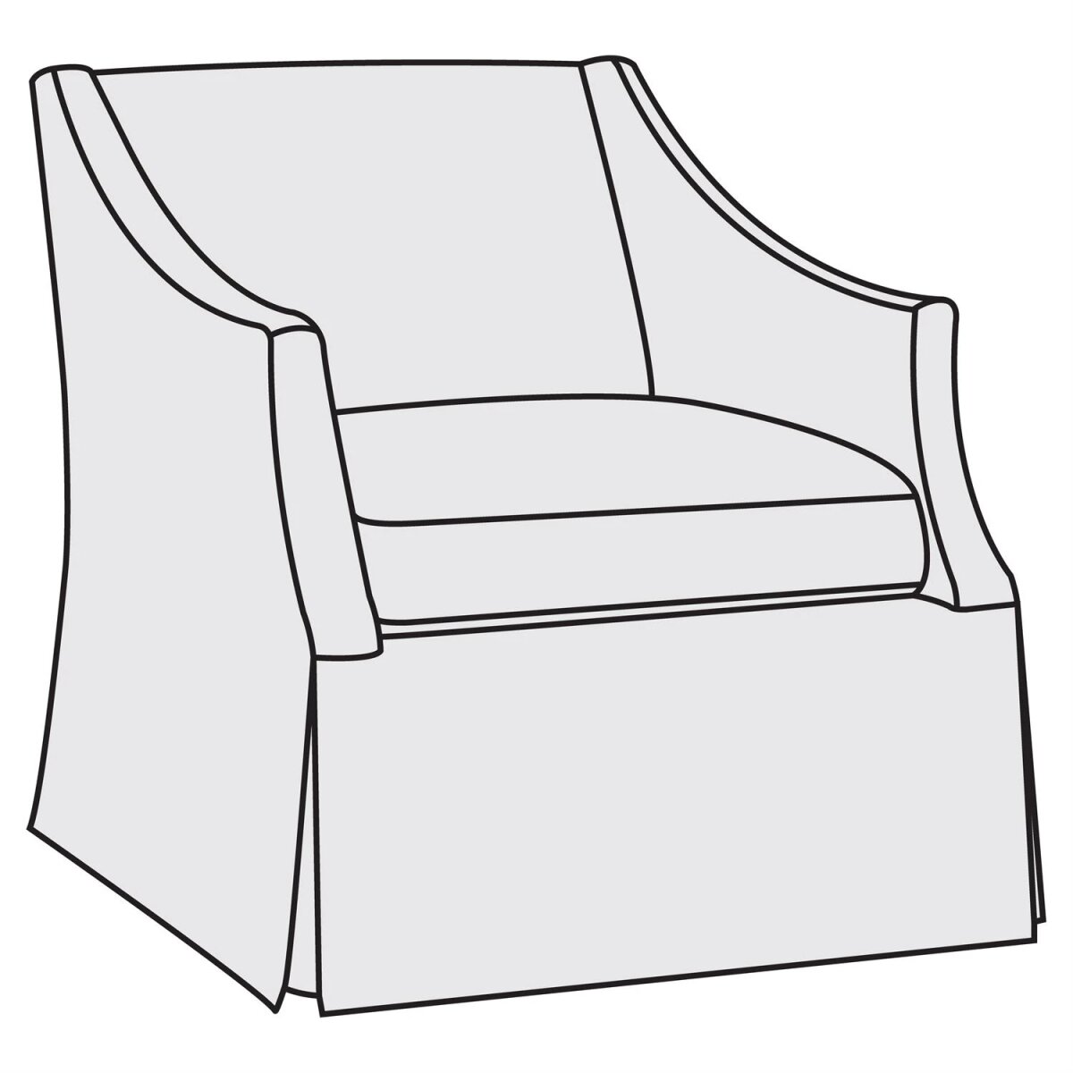 f6fc872366dcfbbf288e880ee76a73ba Clayton Leather Swivel Chair - Image 1