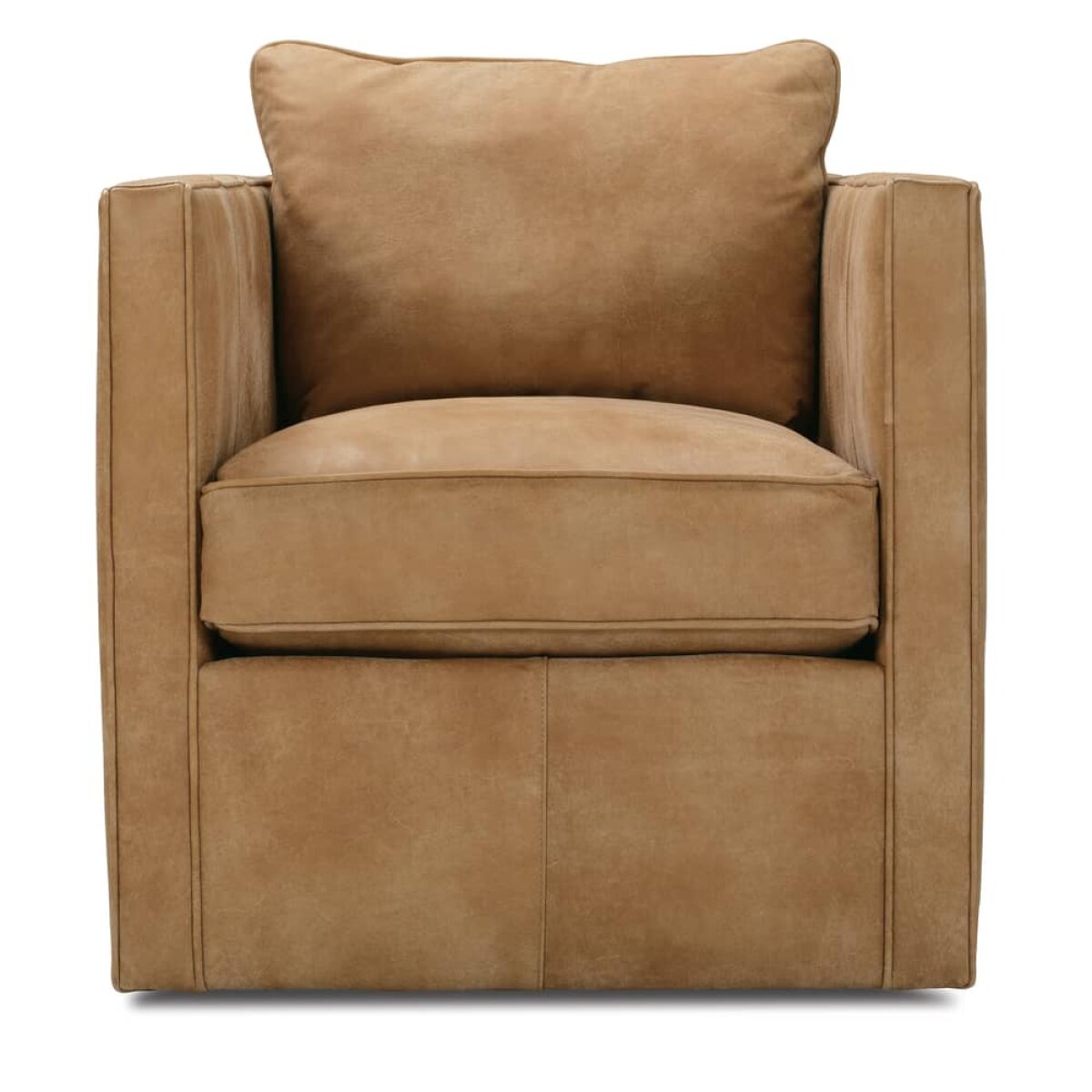 f731eca54849a55a0386102dd828cc7c Rothko Leather Swivel Chair - Image 1