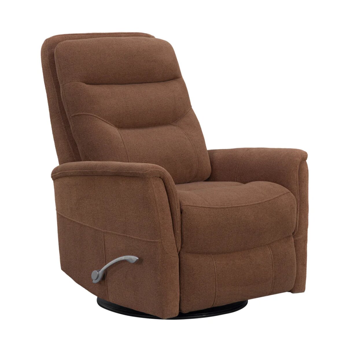 ff85a2255aa5155c7a900c822782b7e1 Gemini - Snazzy Terracotta Manual Swivel Glider Recliner - Image 1