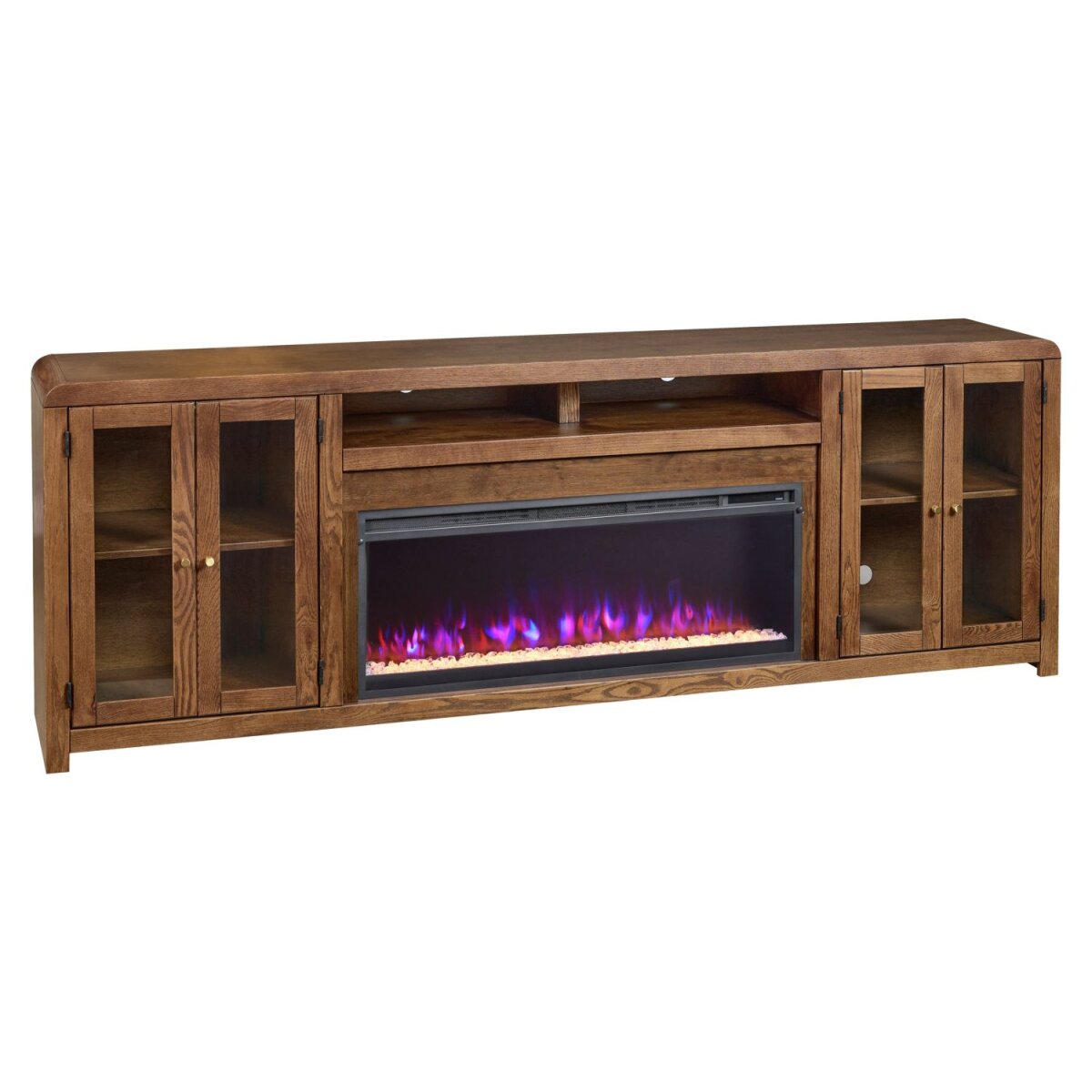 0cb6895dd0e90b25987b4961c7ee39b0 Cooper 96" Fireplace Console - Image 1