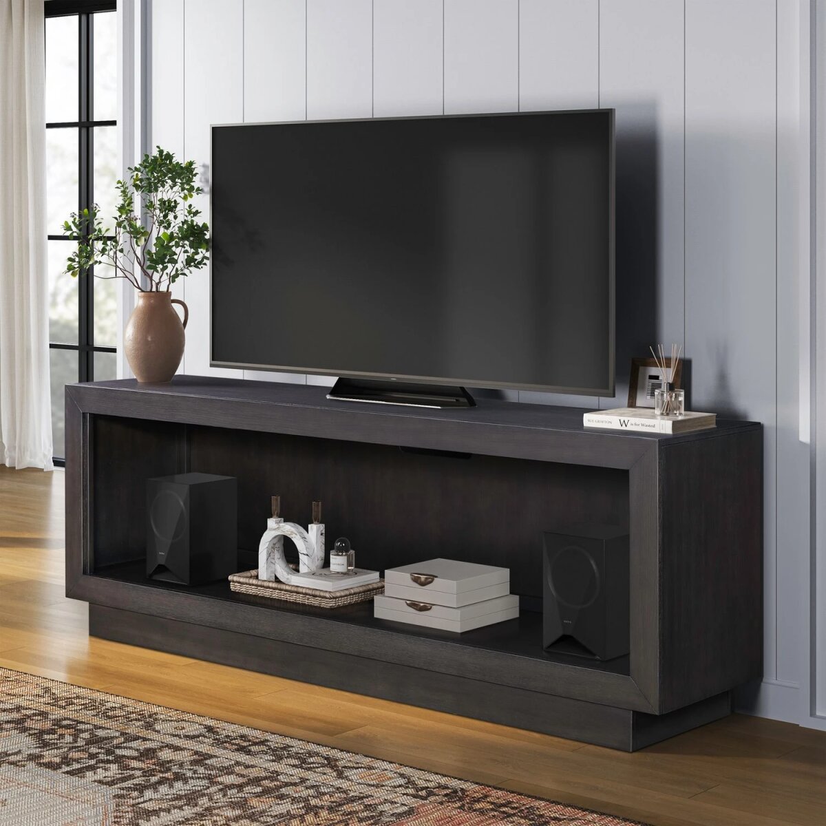 1155d2e39945f6d8739fe673ccc0e682 Fireplace TV Consoles 79 Inch Fireplace TV Console - Image 1