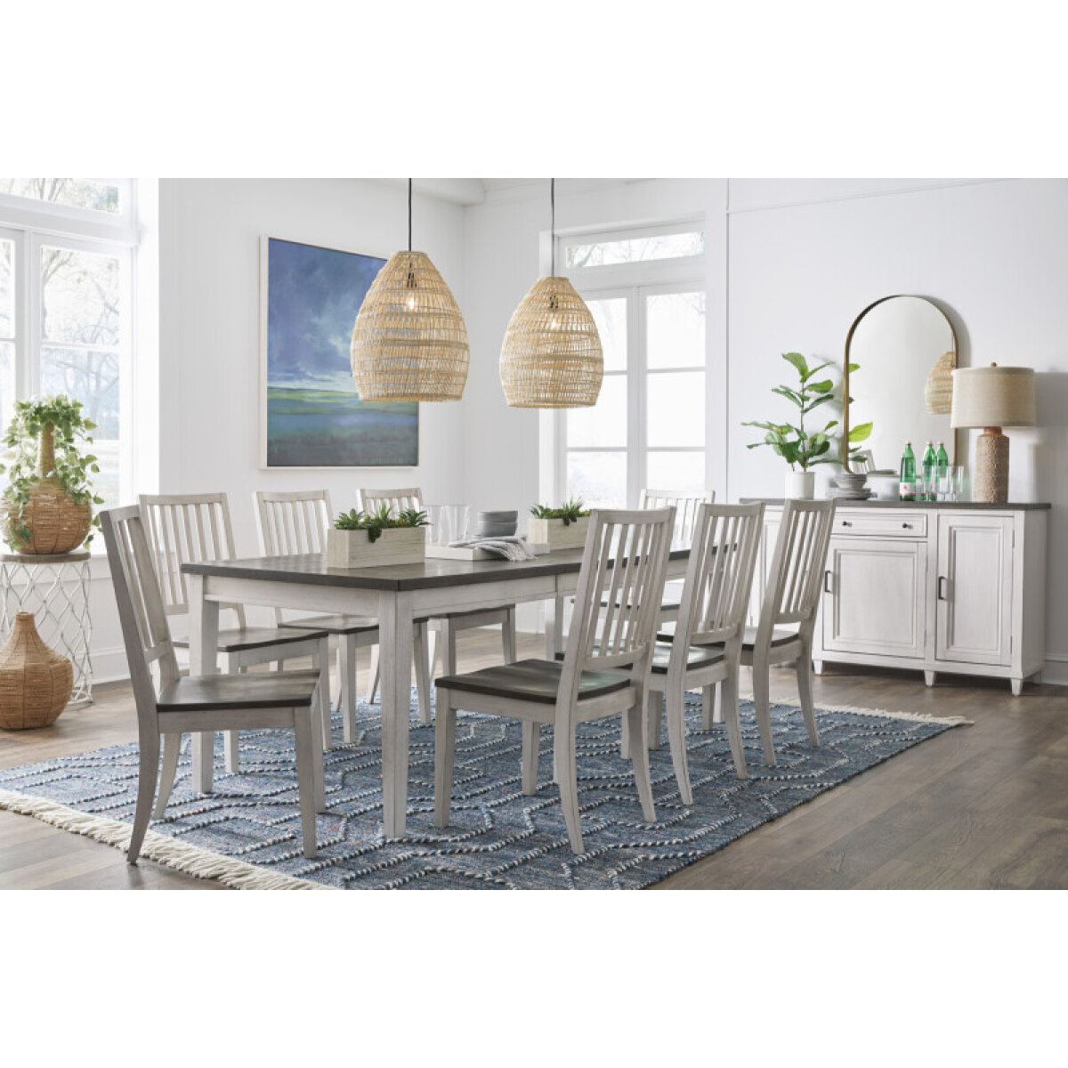 187fa0a546eb5b0f3f3e2c3df6feb90f Caraway Dining Side Chair W/wood Seat (per Chair, 2/ctn) I248-6640S - Image 1