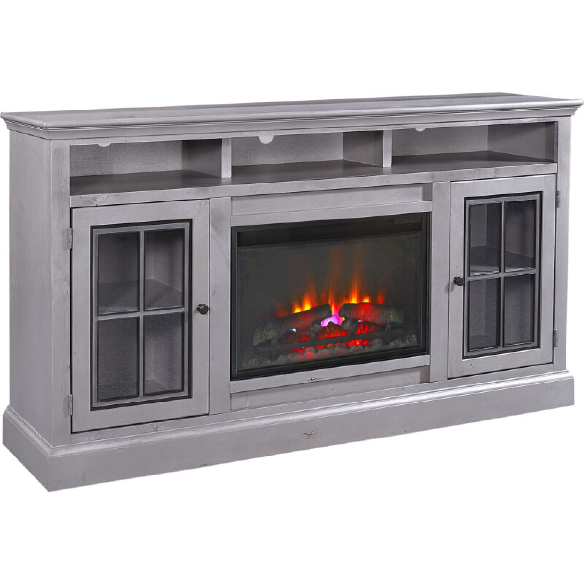 1b8b1b584a139ef0a4cacfff90514d1f Churchill 70" Highboy Fireplace Console - Image 1
