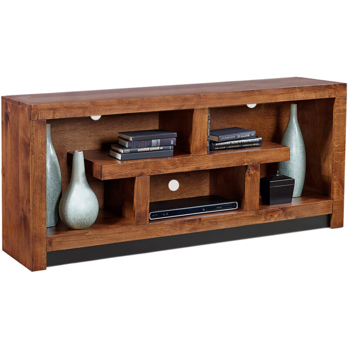 23bc7b8d26585a19b1fc1c762e8bebda Contemporary Alder 60" Console DL1029-TOB - Image 1