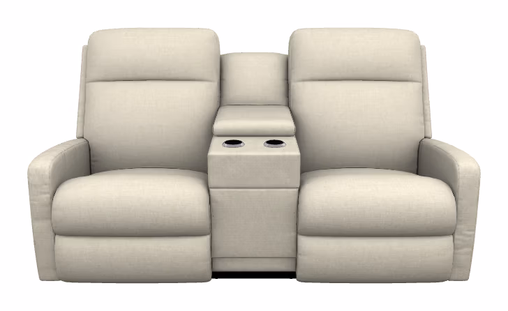 2513cf147e9c8c6b4eed6ace69218eeb Finley Power Wall Reclining Loveseat w/ Headrest & Console - U39747 - Image 1