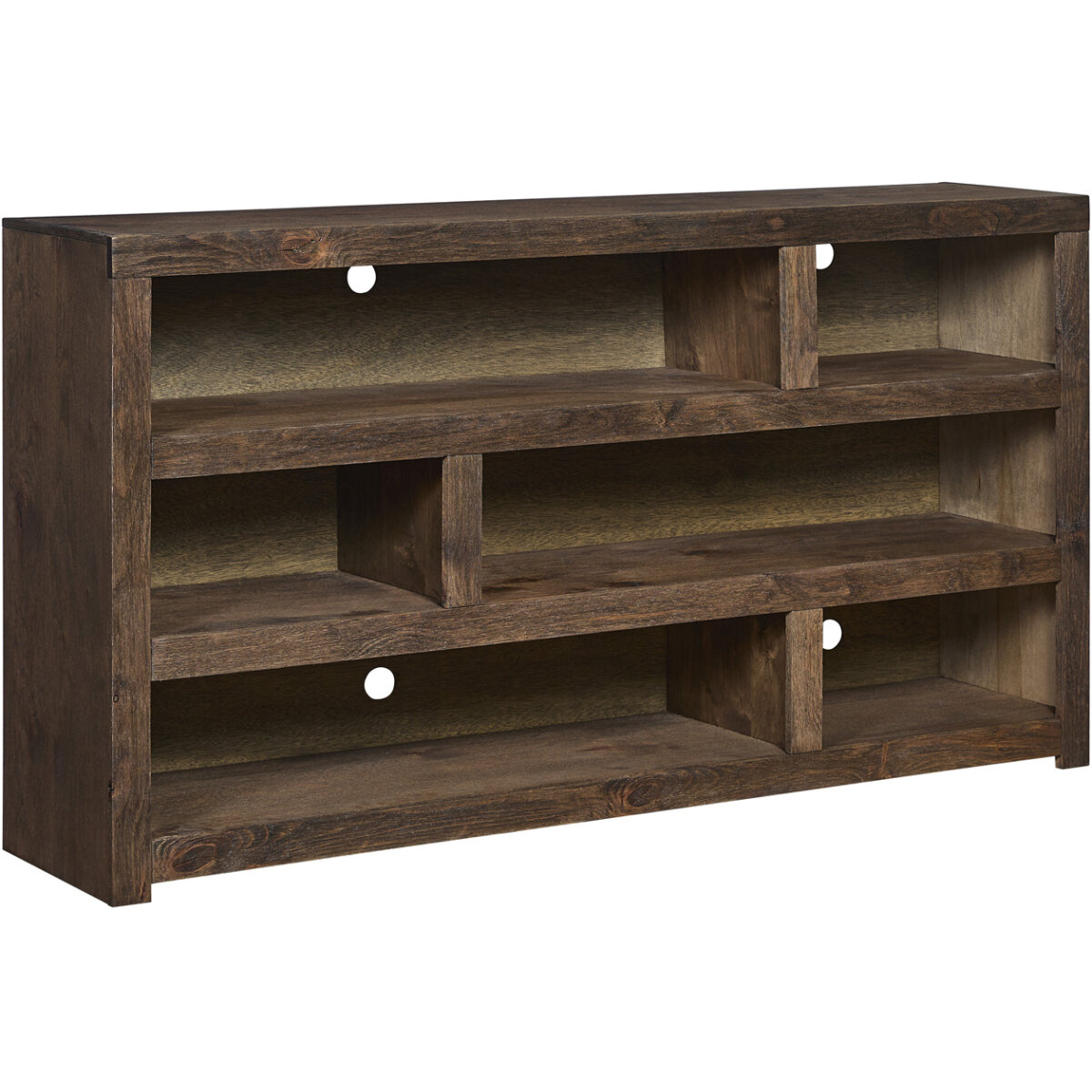 34ff5d3086956097e5100f61b614d6e4 Mackenzie 73" Highboy Open Console DPP1373-SBR - Image 1