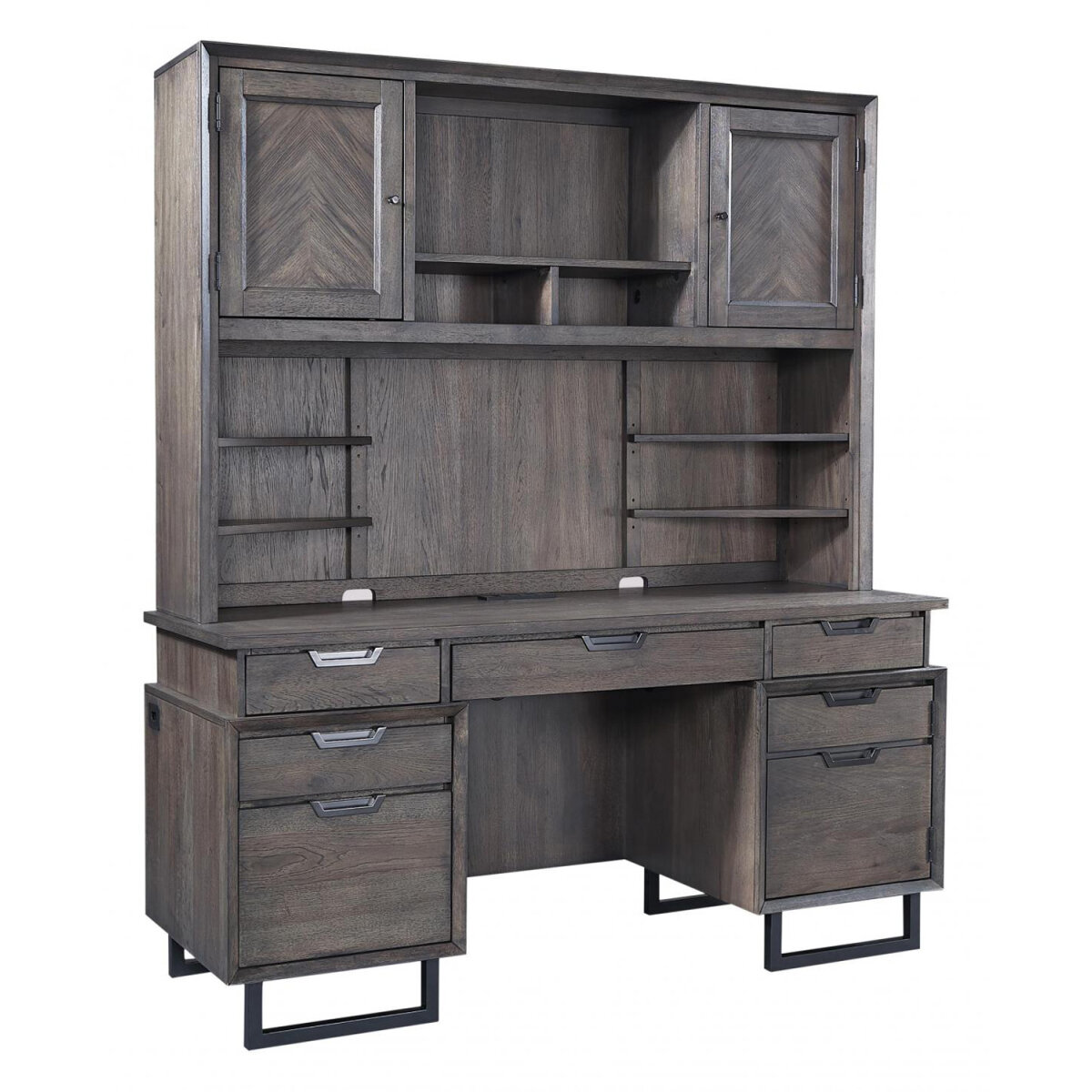 36fbcd58641ebaf845dd6386c43444b8 Harper Point 66" Credenza Hutch IHP-317-FSL - Image 1