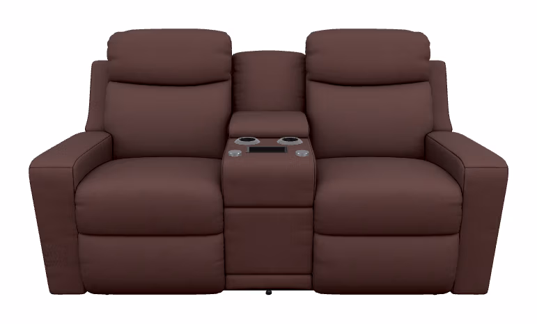 3bbabf7a42d64e0cd4ea43c7e60ed502 Emmons Power Reclining Loveseat w/ Headrest, Lumbar & Console - X49781 - Image 1